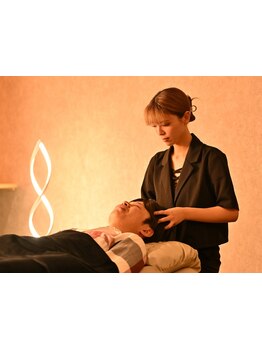 ヘッドスパで癒されたい