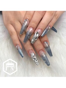 レディスペネイル ノウラ 名駅店(Redispe nail NouRa)/キラキラロングネイル