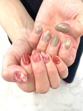 ル ソレイユ(Le soleil)/タイダイネイルデザイン