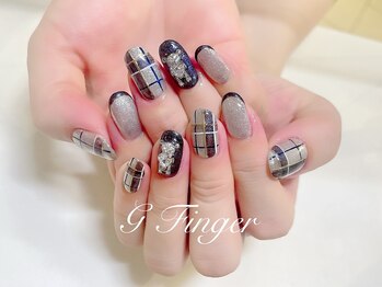 秋のネイビー×マグチェック♪