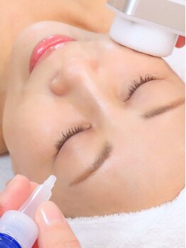 リサプリ(Re: Supple)の写真/《超音波洗浄＋シンデレラ導入（PDRN・グルタチオン他）×LDM Aqua水光白玉》くすみ/乾燥/キメの乱れをケア