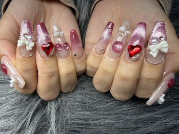 ナッティーキャット(Nutty cat)の写真/持ち込みデザインOK！推し活&イベント前にも★10本付放題ジェル¥8500/ショートスカ¥11000/スカルプ¥13000！