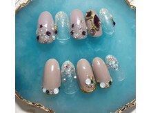 トゥーシェネイルズ(Touche'nails)/キラキラネイル