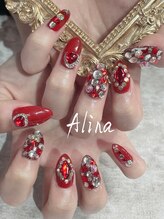 エリナネイルサロン池袋(Alina Nail Salon)/赤ネイル
