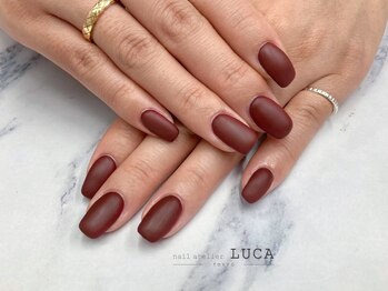 ネイルアトリエルカ(nail atelier LUCA)/M-47 マットボルドーネイル