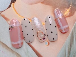 チェックネイル￥6980