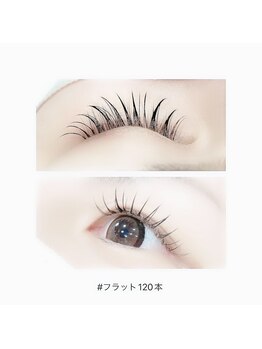 アイラッシュ ネイル バイ キララ(eyelash nail by KIRARA)/フラット120本