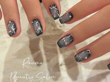 ランマ 布施店(RANMA)/ミラーアート/チークネイル