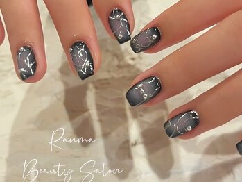 ランマ 布施店(RANMA)/ミラーアート/チークネイル