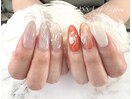 キラキラニュアンスネイル