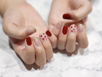 アミックスネイル(Amix nail)の写真/《何度でも付け替えオフ無料》予約殺到中!ずっと通いやすい価格×高技術の施術で毎月のお洒落をお手伝い♪
