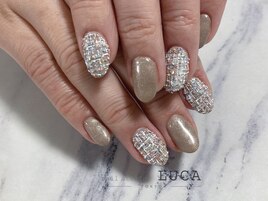 W-430 リアルツイードネイル