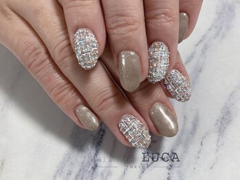 W-430 リアルツイードネイル