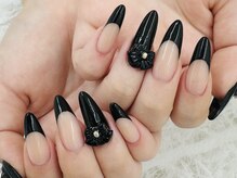 キャリコ(calico)/【スカルプ】フレンチネイル