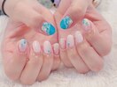 #海ネイル