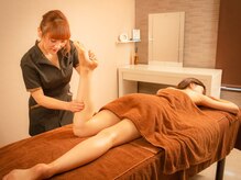 ルピナス(Lupinus.)/痩身施術3/ハンドマッサージ