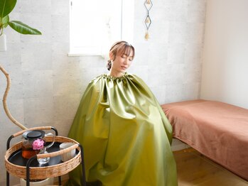 セレネローゼ(Selene Rose)の写真/国産よもぎ蒸し50分¥3800/10種の厳選したよもぎ&ハーブで冷え性の方もぽかぽか温活!ハーブの香りで癒し時間