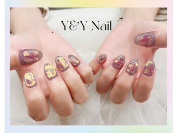 ワイアンドワイ(Y&Y)/厳選の定額デザイン 氷ネイル