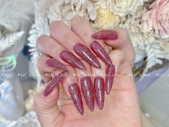 レアネイル 渋谷店(Le’a nail)/ラメワンカラー☆
