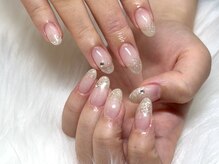 サロン ド ルピア(SALON de LUPIA)/ラメグラデーション＋パーツ
