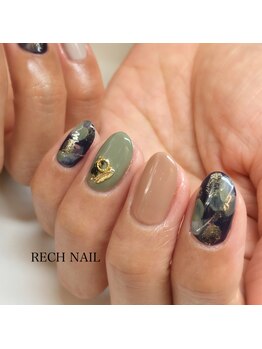 レッシュネイル サロンアンドスクール(RECH NAIL salon&school)/重ねドット