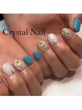 クリスタルネイル ボンベルタ橘店(CRYSTAL NAIL)/大理石ネイル