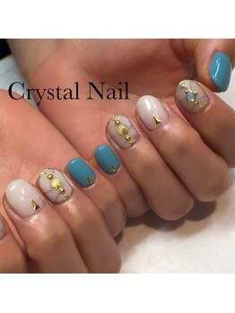 クリスタルネイル ボンベルタ橘店(CRYSTAL NAIL)/大理石ネイル