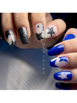 haruka nail × 星ネイル