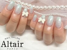 アルタイル(Altair)/韓国/ワンホン/リボンネイル♪