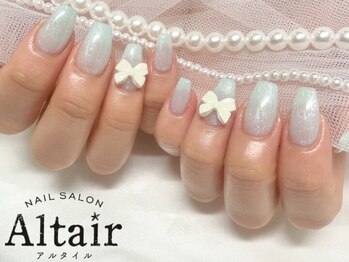 アルタイル(Altair)/韓国/ワンホン/リボンネイル♪