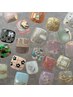 フットバス、甘皮ケア付★フットジェル10本フルアート(持ち込み画像OK)