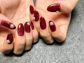 クリスマスネイル/パール