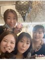 サロンデュヒャーク 志木駅前店(salon du ひゃーく) ひゃーくスタッフ集合★大好きなメンバーです♪