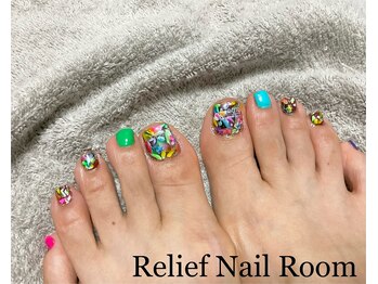 リリーフネイルルーム(RELiEF NAiL ROOM)/フットデザインコース