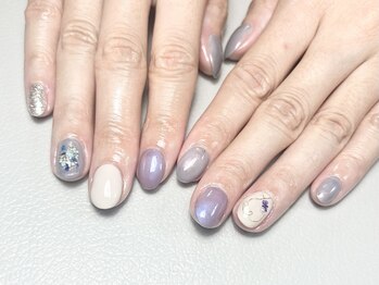 プロモート 岡山城下店(Promote)/幸運を呼ぶミモザネイル