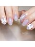 【HAND】初回オフ無料☆ワンカラー｜ラメグラネイル￥7700