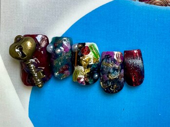 ゆびノさき/アンティークネイル