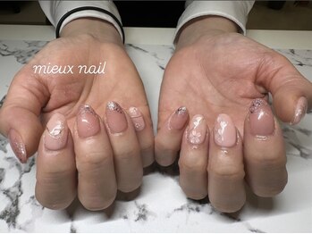 ミュー ネイル(mieux nail)/桜ネイル