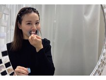 ホワイトニングショップ北四番丁店【4月中旬 NEW OPEN（予定）】/【施術の流れ４】水分を拭き取る