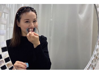 ホワイトニングショップ北四番丁店【4月中旬 NEW OPEN(予定)】/【施術の流れ4】水分を拭き取る