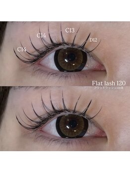 アヤネイルズ アンド アイラッシュ(AYA NAILZ.＆Eyelash)/フラットラッシュ120本