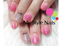 マイ スタイル ネイルズ(My Style Nails)/ラメグラデーションジェル