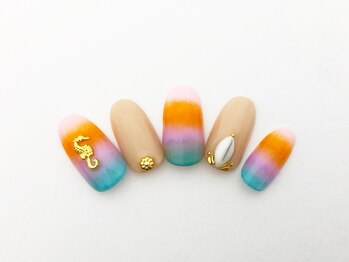 エトワール 中川中島店(Etoile)/横グラデーションネイル