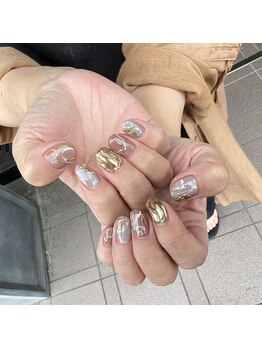 白べぇーっ 本店 湊町店/☆大人ニュアンスネイル☆