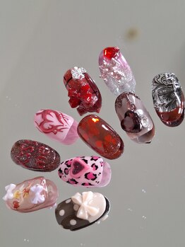 ウルステラ(ulstella)/バレンタインネイル