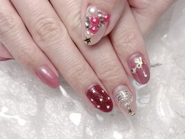 クリスマスネイル銀座フィルイン