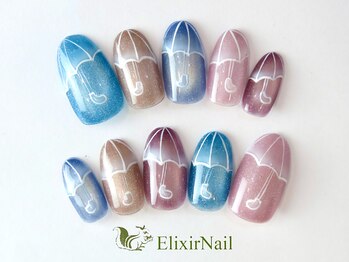 エリクサーネイル 池袋(Elixir Nail)の写真/【定額シンプル系★選べる最新400種¥7980】会社が厳しいOLさんでも楽しめるデザインを豊富にご用意♪