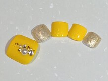 ネイルサロン アミュゼ/定額デザインフットジェル 