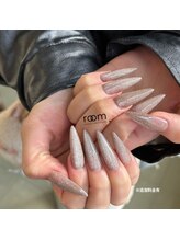 ルーム ビューティーラボラトリーズ(room beauty laboratories)/ロングネイル×マグネットアート