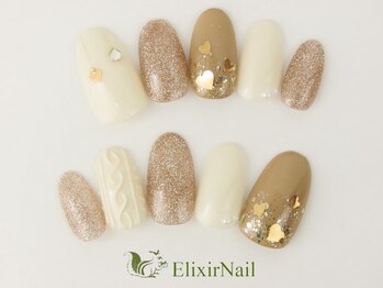 エリクサーネイル 渋谷(Elixir Nail)/定額aシンプル/クーポン使用